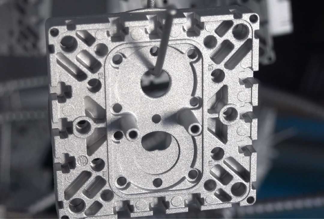 Aluminum alloy shot blasting parts