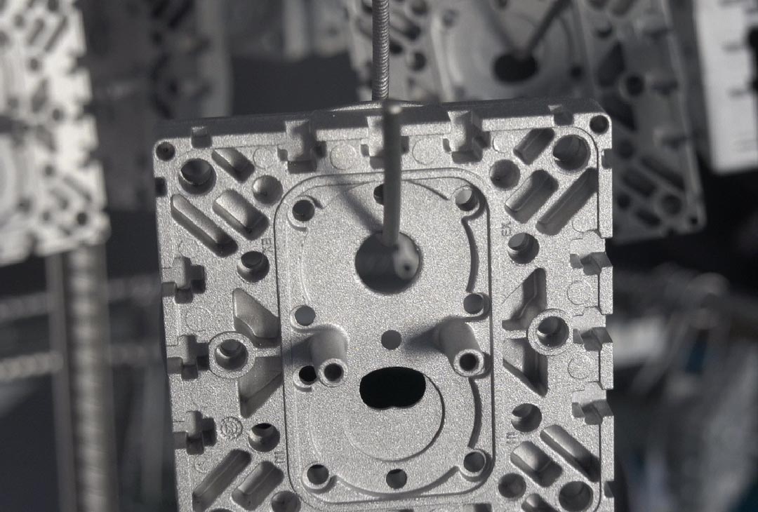 Aluminum sandblasting parts